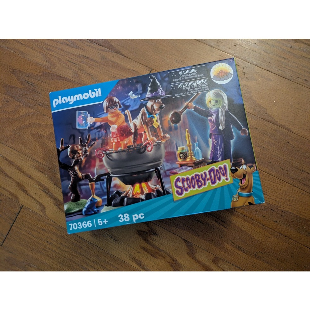 Playmobil Scooby-Doo Dinner with Zeb Witch 70366 Velma Scooby 38pc Set NEW